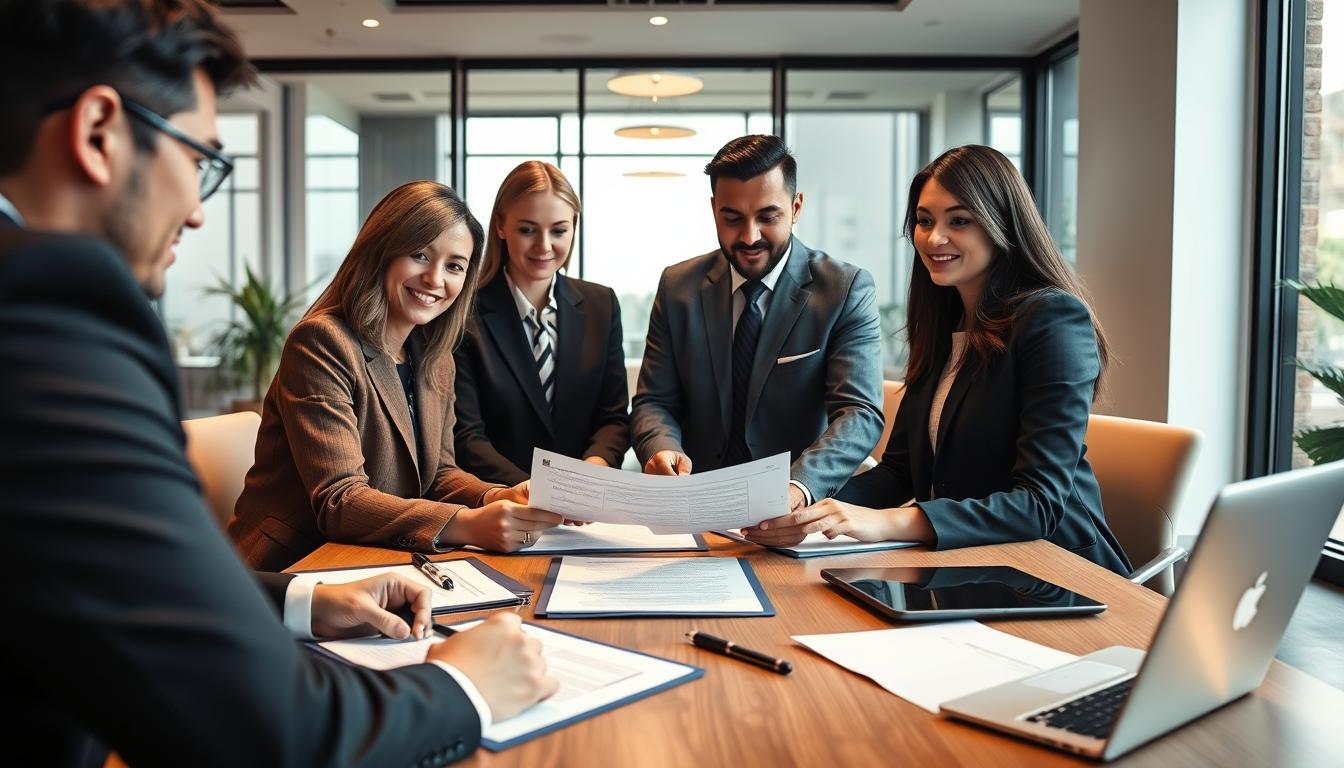 Business contract documents